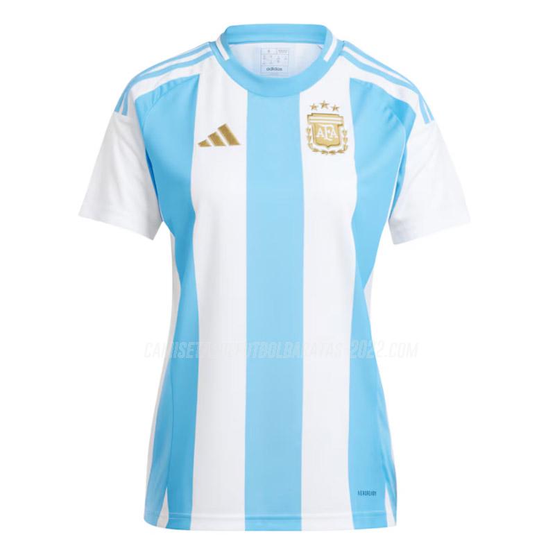 camiseta de la 1ª equipación argentina mujer 2024