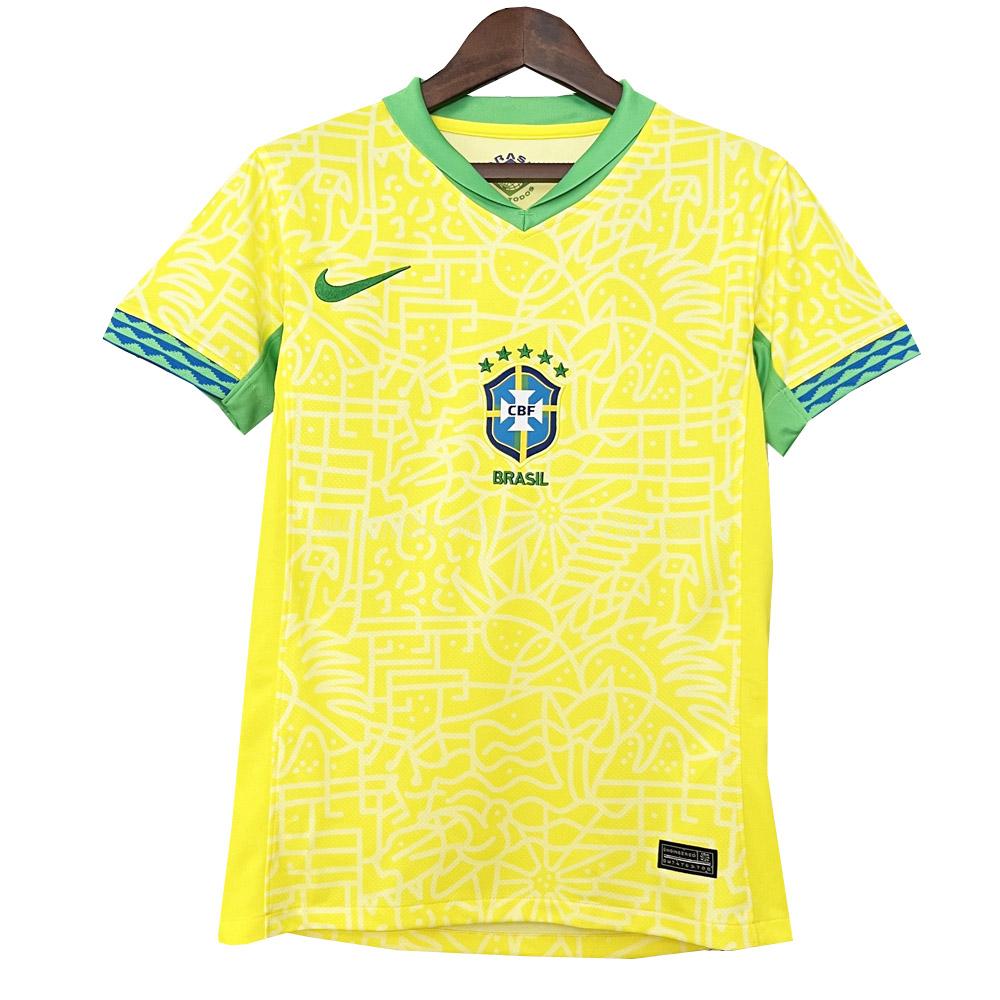 camiseta de la 1ª equipación brasil mujer 2024