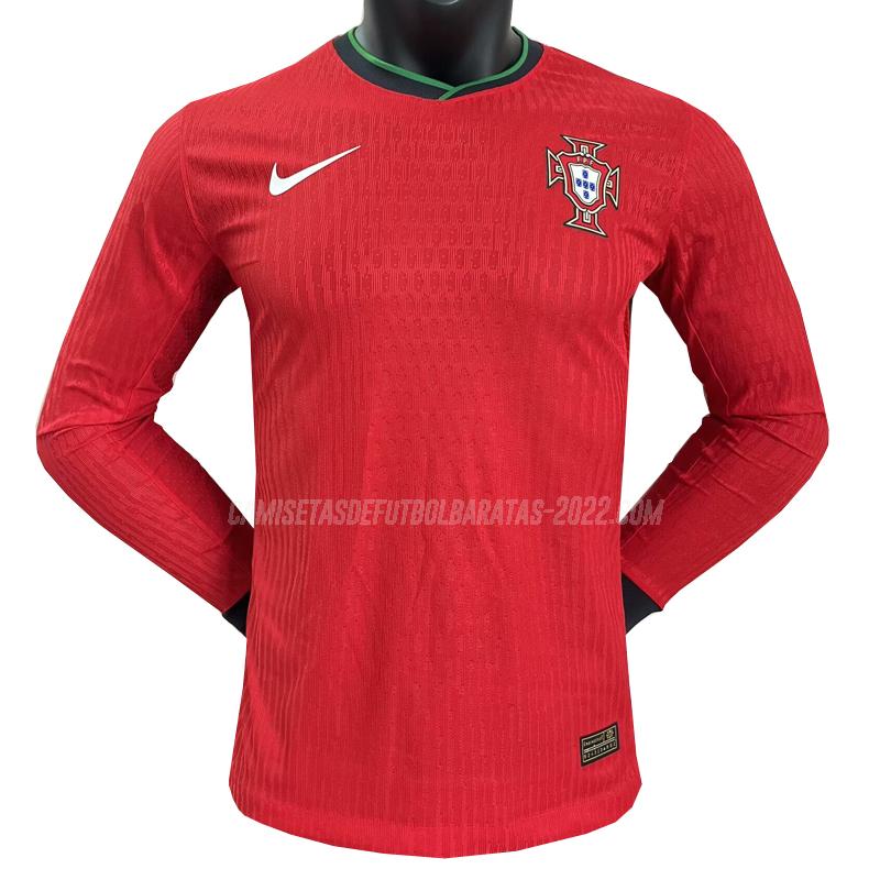 camiseta de la 1ª equipación portugal manga larga 2024