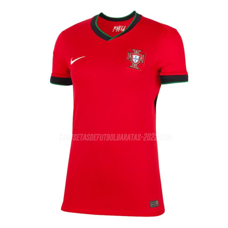 camiseta de la 1ª equipación portugal mujer 2024