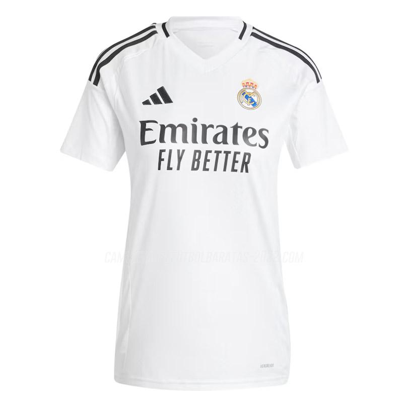 camiseta de la 1ª equipación real madrid mujer 2024-25