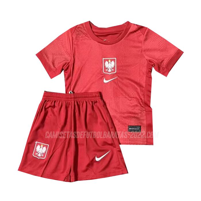 camiseta de la 2ª equipación polonia niños 2024