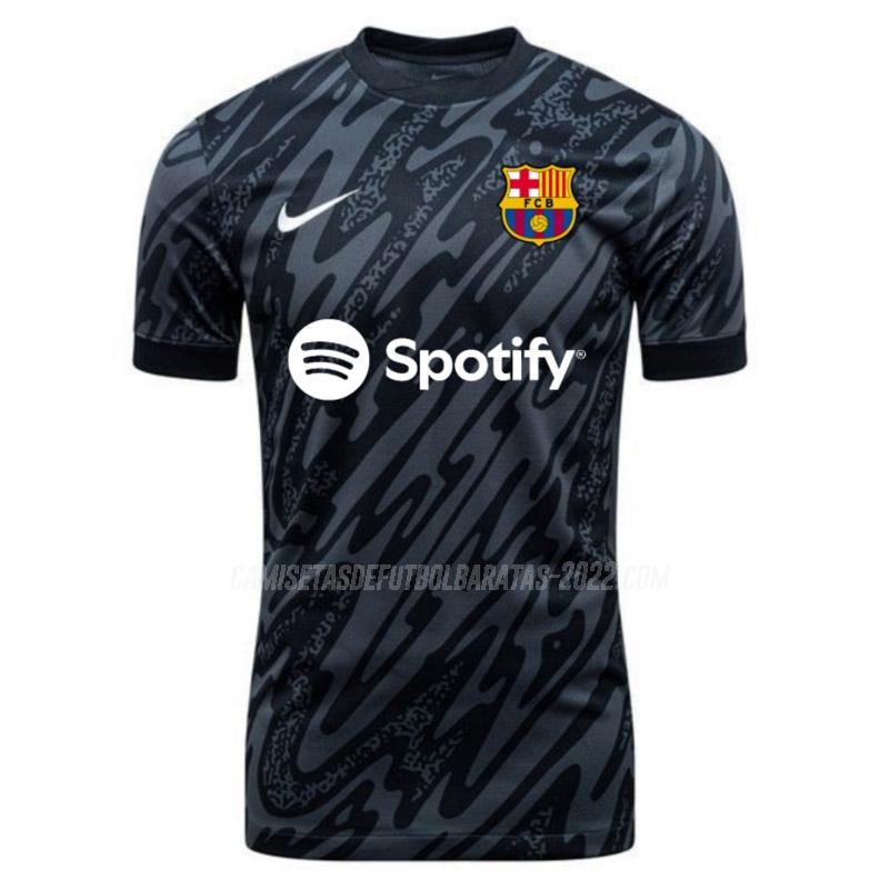 camiseta de la barcelona portero negro 2024-25