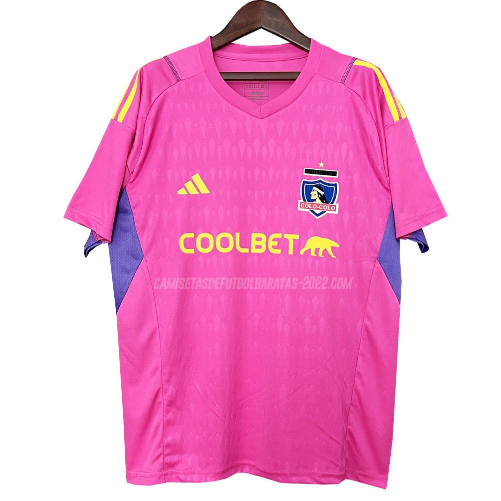 camiseta de la colo-colo portero rosa 2024-25