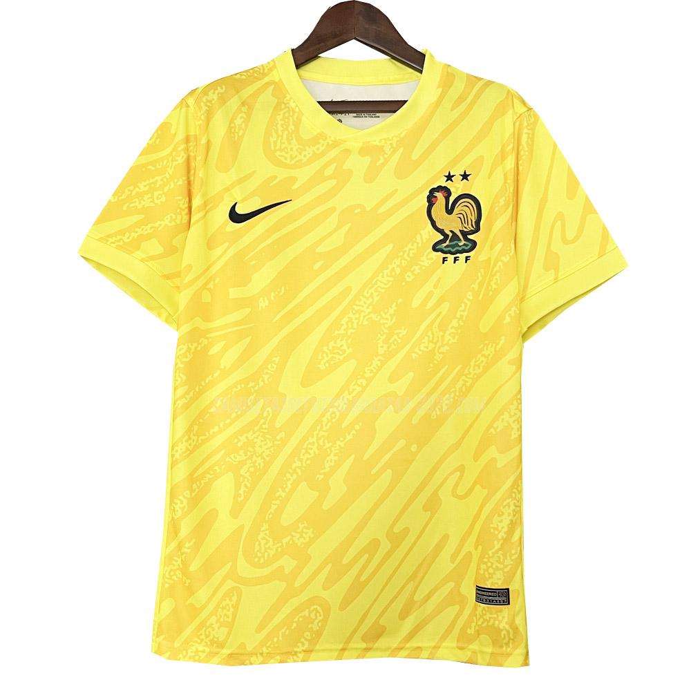 camiseta de la francia portero amarillo 2024