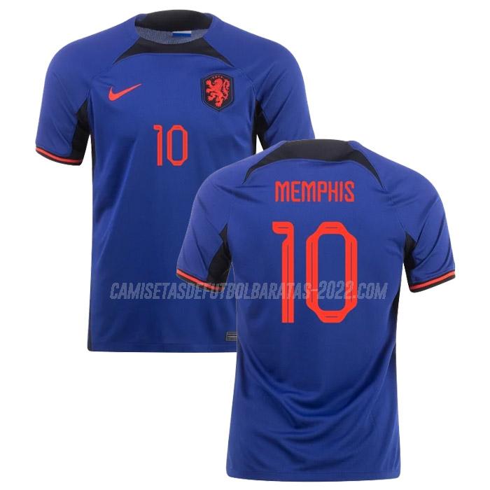 memphis camiseta 2ª equipación holanda copa mundial 2022