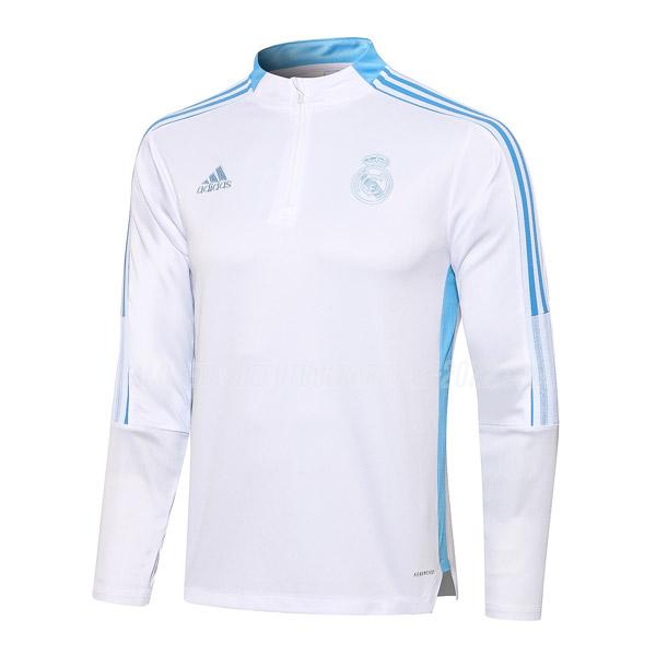 sudadera real madrid top blanco 2021-22